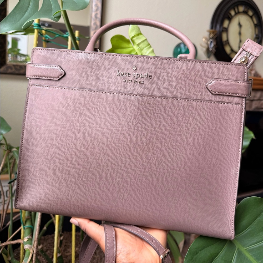 Kate Spade Mauve Staci Large Satchel